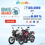 Droom Bike-O-Mania Sale -  Get best offers On Top Selling Bike Models