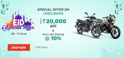 EID Special Offer on Used Bikes by Droom